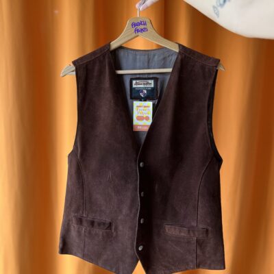 Gilet en daim années 1980 taille 36 à 40 – Image 6