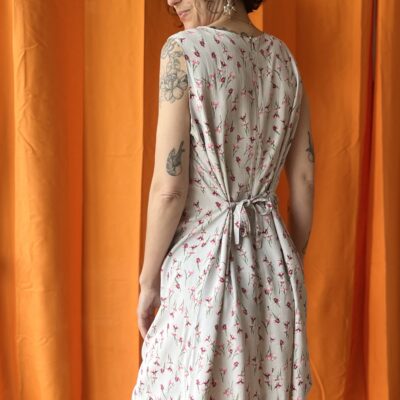 Robe à fleurs années 1990 taille 38 à 40 – Image 3