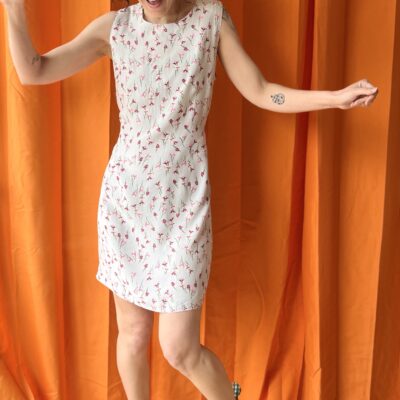 Robe à fleurs années 1990 taille 38 à 40