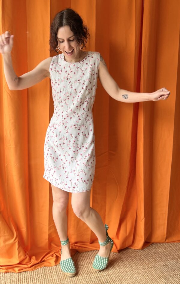 Robe à fleurs années 1990 taille 38 à 40