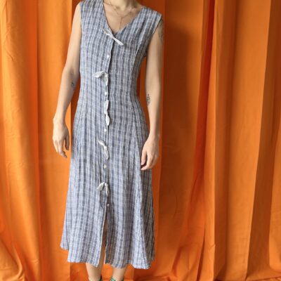 Robe à carreaux années 1990 taille 38 à 42