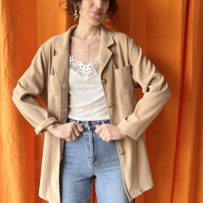 Veste en suédine années 80 taille 36 à 42 – Image 2