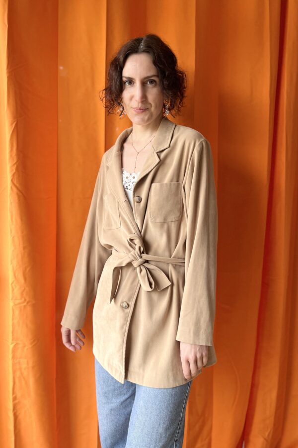 Veste en suédine années 80 taille 36 à 42