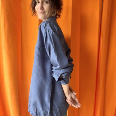 Chemise en soie années 80 taille 36 à 46 – Image 2